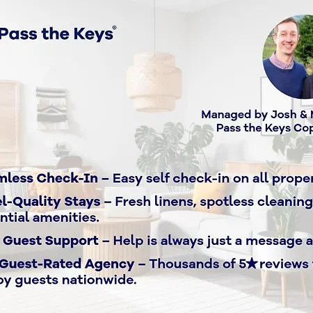 Vakantiehuis Lovely 2 Bed With Pool Table - Pass The Keys *